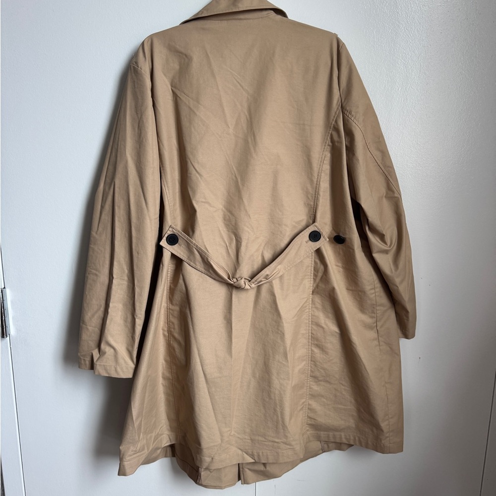 Universal Standard Beige Trench Coat - Picture 8 of 9